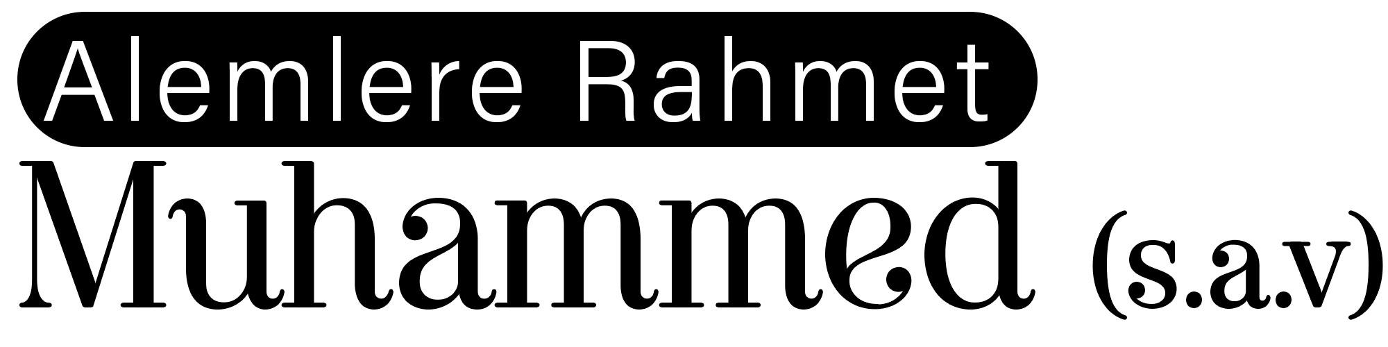 Alemlere Rahmet Muhammed (s.a.v)